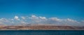 Beautiful noon day on the banks of the Dead Sea